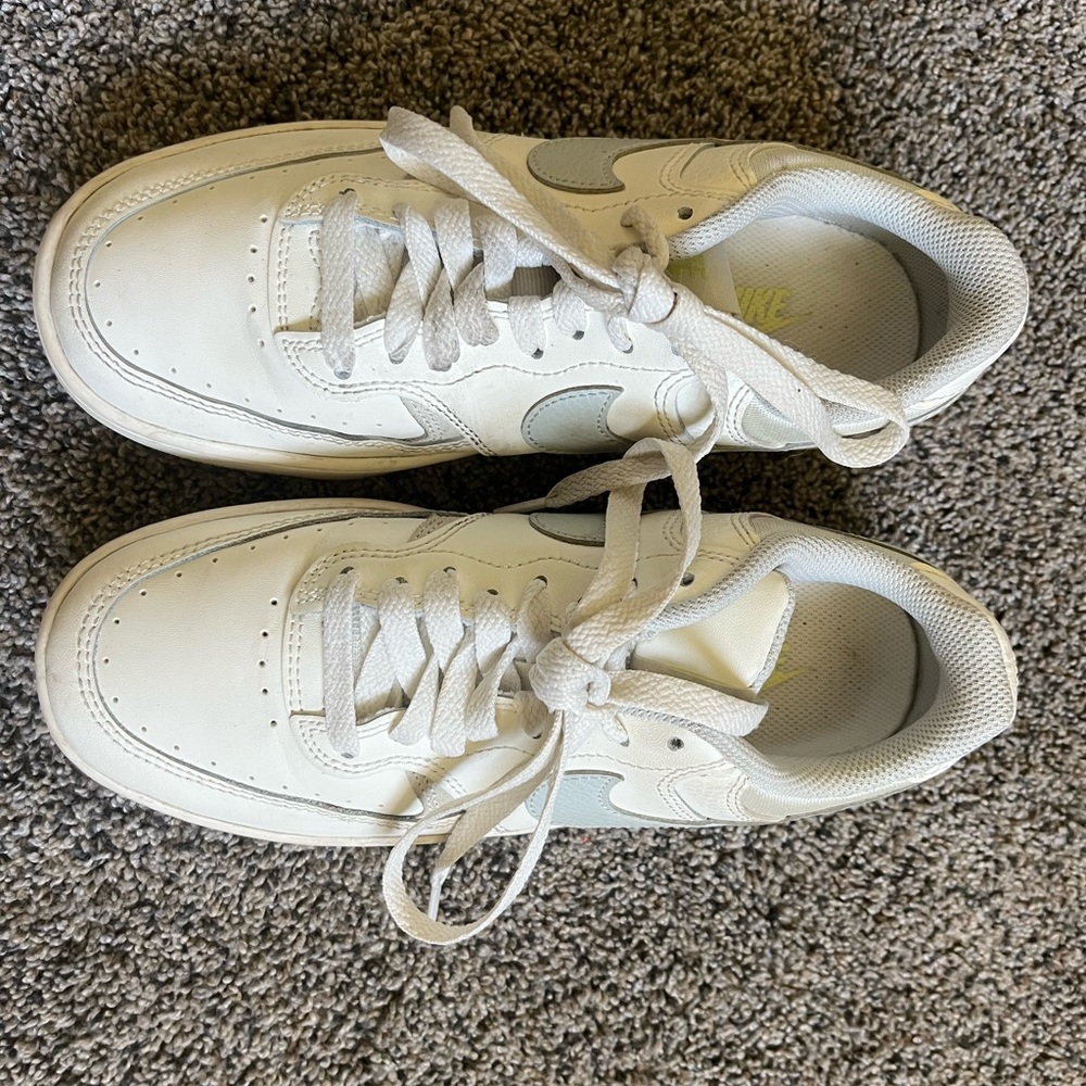 Nike White and Gray Athletic Shoes